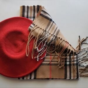 Multicolored Plaid Scarf